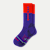 Merino Wool Blend Hiking Calf Socks - lava blue L [9719]