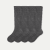 Men's Dress Knee High Sock 4-Pack - Solid Charcoal