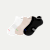 RunPro Ankle Sock 3-Pack - white pebble mix L