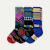 Youth Heavyweight Merino Wool Ski & Snowboard Sock 3-Pack - bluebird-red-mix - 1