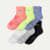 UltraLite Sport Quarter Sock 6-Pack - Peach Yellow Mix L