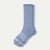 Merino Wool Blend Calf Socks - blue smoke L [7800]