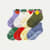 Toddler Gripper Calf Sock 8-Pack - moss blue picnic mix L