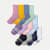 Youth Calf Sock 12-Pack - berry blue marls mix L