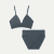 Women's Seamless Triangle Bralette + Brief Pack - Pebble L