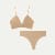 Women's Seamless Triangle Bralette + Thong Pack - Sahara Sand L
