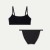 Womenâ€™s Super Soft Bralette + String Bikini Pack - Black L