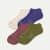 Modern Rib Ankle Socks - berry indigo mix L [9920]