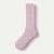  Women's Fuzzy Socks - Pink Sparkle L [9849]