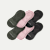 Women's Studio Gripper Ballet No Show Sock 6-Pack - Black Rose Mix L