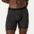 Men's Cotton Modal Blend Boxer Brief - Black Birds Eye MO1 [8707]