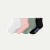 Ruffle Rib Calf Socks - pink sage mix L [10604]