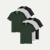 Men's Pima Cotton Crew Neck T-Shirt 6-Pack - Dark Elm Mix L