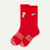 Paper Plane Snoopy Calf Socks - electric red L [9634]