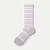 Holiday Calf Socks - Purple Smoke / Soft White L [8337]