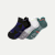 Men's Run Ankle Sock 3-Pack - black shadow mix L [10569]