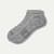 Modern Rib Ankle Socks - WASHED BLACK SOFTWHITE L [8607]