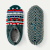 Adult Gripper Slipper - teal pine L [9680]