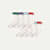 Youth Vintage Stripes Calf Sock 8-Pack - Orange Green Mix L