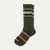 Holiday Calf Socks - Dark Olive Green / Chalk Blue L [8133]