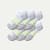Men's Tennis Ankle Sock 6-Pack - white-stripes - 35