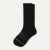 Merino Wool Blend Ultra Stretch Calf Socks - Black L [9811]