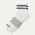 Quarter Socks - soft white navy L [9006]