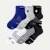 Men's Run Quarter Sock 6-Pack - Sapphire Grey Mix L