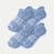 Women's Marl Ankle Sock 4-Pack - Blue Bell L