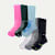 Women's Sport Compression Knee High Sock 6-Pack (20-30mmHg) - Rose Blue Mix L