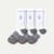 Targeted Compression Performance Calf Sock 3-Pack - White