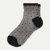 Women’s Sheer Polka Dot Quarter Socks - black L [10377]