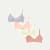 Women's No Show Plunge Bralette 4-Pack - Nimbus Meringue Pink Mix L