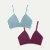Women's Seamless Triangle Bralette 2-Pack - Fog Harbor x Autumn Fig L