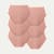 Womenâ€™s No Show High Rise Brief 6-Pack - Coco Plum L
