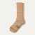 Merino Modern Rib Calf Socks - toasted coconut L [10115]