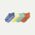 Toddler Gripper Ankle Sock 4-pack - jade blue mix L [9880]