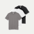Men's Pima Cotton Slim Crew Neck T-Shirt 3-Pack - Boulder Neutral Mix