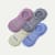 Cushioned No Show Sock 4-Pack - Guava Blue Mix L [9074]