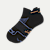 Running Ankle Socks - Black / Peri Sky L [8818]