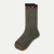 Holiday Calf Socks - slate green midnight navy L [9777]