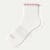 Women's Daisy Chain Quarter Socks - mauve L [9171]