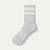 Vintage Stripes Half Calf Sock - varsity grey htr L [8890]