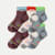 Men's Merino Wool Blend Hiking Quarter Sock 6-Pack - vintage plum mix L