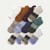 Men's Ankle Sock 12-Pack - Navy Green Mix L