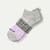 Tri-Block Ankle Socks Grey Lavender L