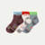 Merino Wool Blend Hiking Quarter Socks - vintage plum mix L [11228]