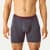 Men's Cotton Modal Blend Boxer Brief - pebble all spice stripe MO1 [8470]