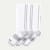 Everyday Compression Sock 3-Pack (15-20mmHg) - Bright White L [8400]