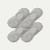 Men's Lightweight No Show Sock 4-Pack - Grey